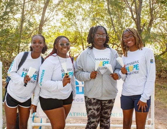 group photo participants smiling